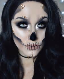 60 Terrifyingly Cool Skeleton Makeup Ideas to Try For Halloween Sugar Skull Halloween, Halloween ...