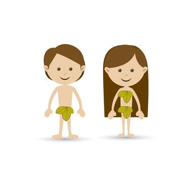 Adam And Eve Cartoon Images – Browse 339 Stock Photos, Vectors, and ...