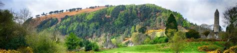 Catholic Monastery Ruins, Glendalough, Ireland Stock Photo - Image of ...