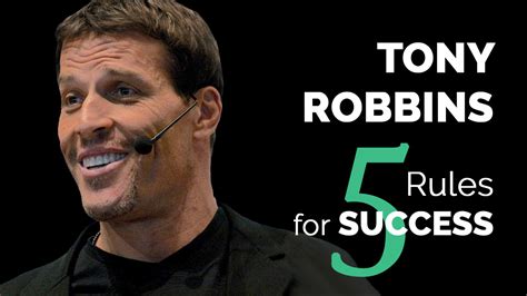 Tony Robbins 5 Rules for Success - Quotes & Lessons