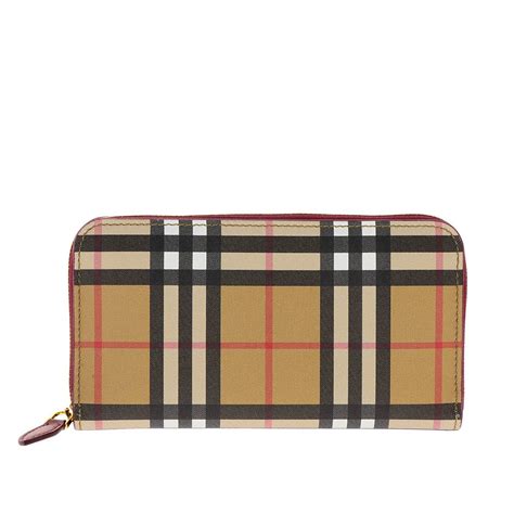 BURBERRY: Wallet women | Wallet Burberry Women Burgundy | Wallet Burberry 4080008 ACIEB GIGLIO.COM