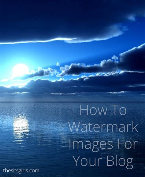 How To Watermark Images | Watermarking Images For Blog