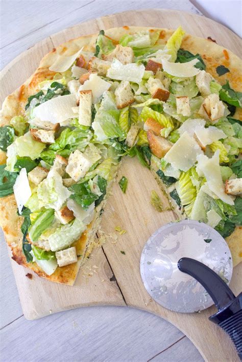 Caesar Salad Pizza Recipe | We are not Martha