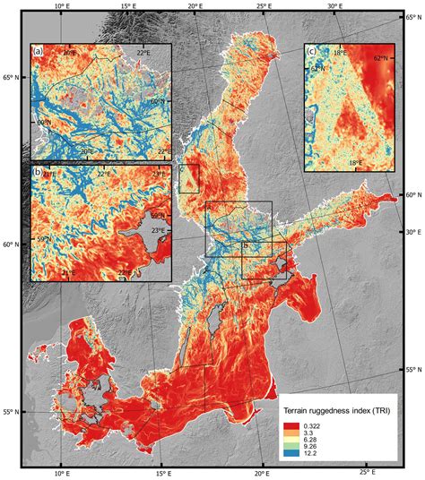 OS - Bathymetric properties of the Baltic Sea