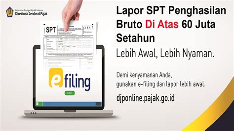 Video Panduan Pelaporan SPT Online PPh21 Form 1721 A2 Penghasilan PNS Di Atas 60 Juta Setahun ...