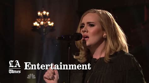 Adele On 'SNL', And Her 'Hello' Gets A Spoof | Los Angeles Times - YouTube