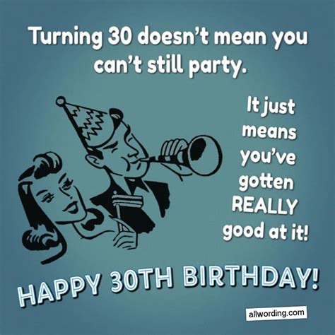 30 Ways to Wish Someone a Happy 30th Birthday » AllWording.com