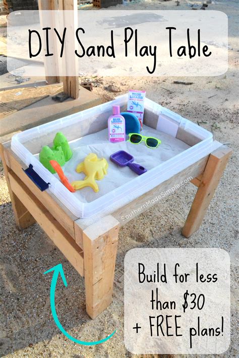 Fun in the Sun and Sand: DIY Sand Play Table - Southern Made Simple