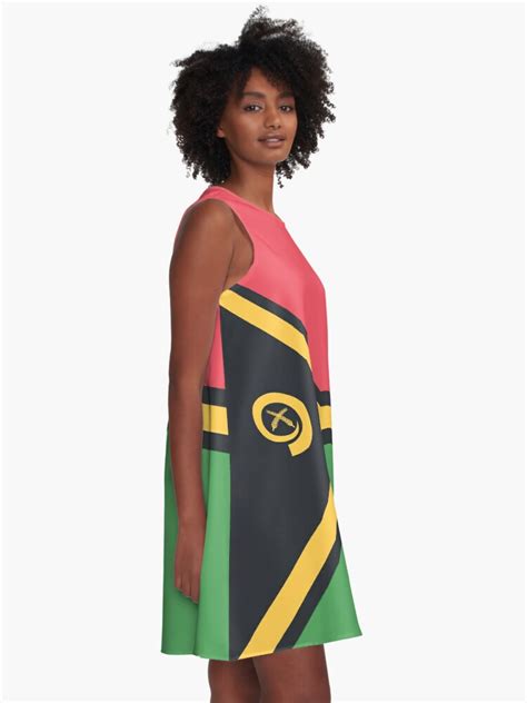 "Vanuatu" A-Line Dress for Sale by FlatFlags | Redbubble