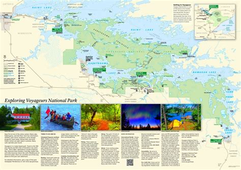 Voyageurs National Park tourist map - Ontheworldmap.com