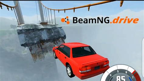 Broken Bridge Crash Hard | BeamNg Drive |The Apex Ghost - YouTube