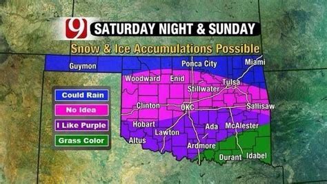 Oklahoma's most accurate weather map EVER! Okie Girl, Guymon, Mcalester ...