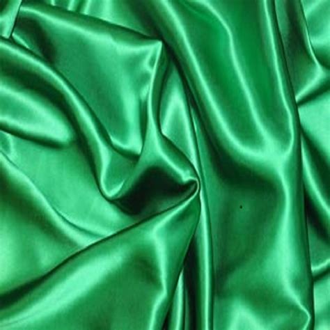 Emerald Green Silky Satin Fabric Polyester 150cm width