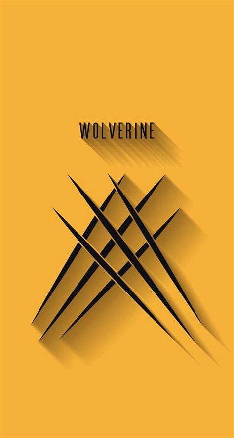 Wolverine logo #marvel #wolverine #logo #yellow #amarelo | Superhero wallpaper, Marvel comics ...