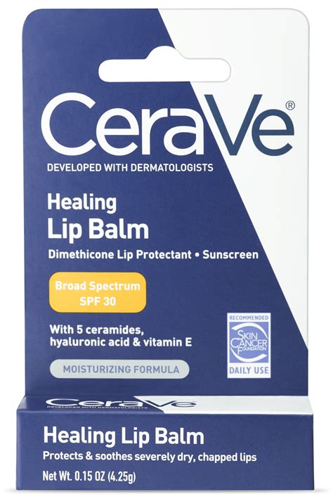 CeraVe Healing Lip Balm SPF 30 ingredients (Explained)