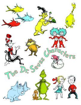 Dr. Seuss Characters | Cricut crafts, Cricut creations, Dr. seuss svg