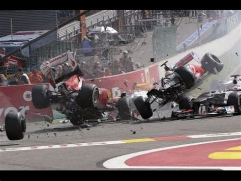 F1 crashes and fails from Lewis Hamilton - YouTube