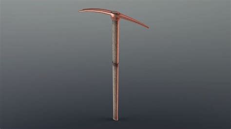 3D model Pickaxe - Copper VR / AR / low-poly | CGTrader