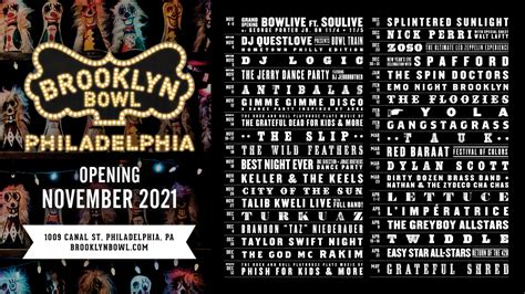 Brooklyn Bowl Philadelphia Announces Opening Lineup