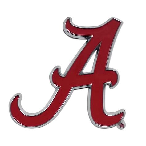 FANMATS 3 in. x 3.2 in. NCAA University of Alabama Color Emblem-22197 - The Home Depot