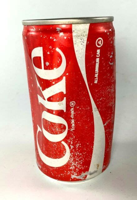 Vintage Coke Can 1980's Coca Cola Can Never Opened Half Full Pre New Coke | eBay