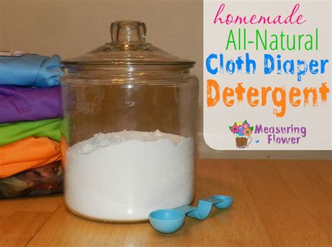 Homemade All-natural Cloth Diaper Detergent