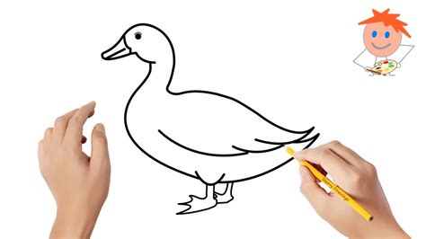 How to draw a duck | Easy drawings