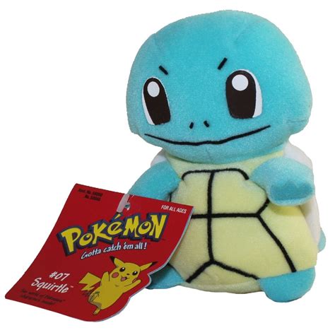 Pokemon Hasbro Plush - SQUIRTLE #07 (5.5 inch) - Walmart.com - Walmart.com