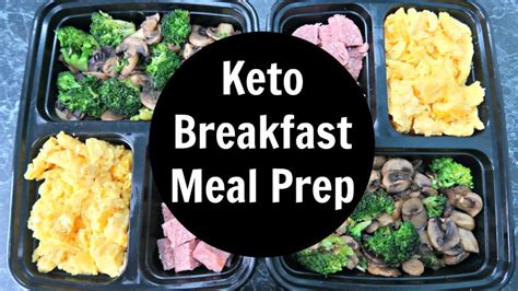 Keto Breakfast Meal Prep Ideas - Easy Low Carb Ketogenic Diet Recipes