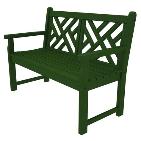 POLYWOOD® Chippendale Recycled Plastic 4 ft. Bench - Walmart.com