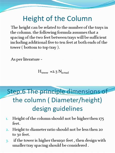 Distillation Column Design Part2 | PDF