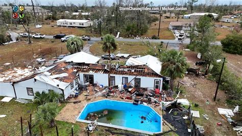 Drone Video Of The Marianna, FL Tornado Damage - 1/9/2024 - YouTube