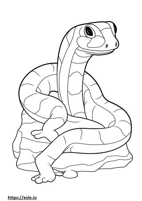 Desenhos Bola Pied Python para colorir