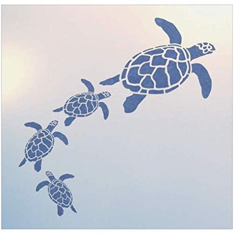 Sea Turtle Family Stencil - The Artful Stencil Review | Turtle tattoo, Sea turtle, Turtle tattoo ...