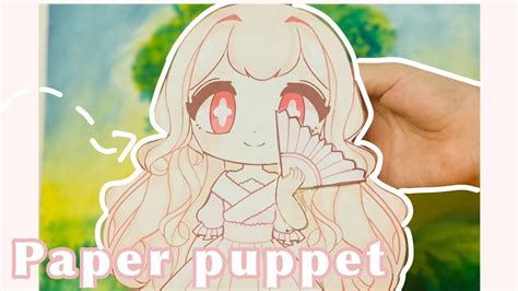 🌸 Paper puppet tutorial 🌸 inspired by wasu art 🌸 bunnyboo’s art - YouTube