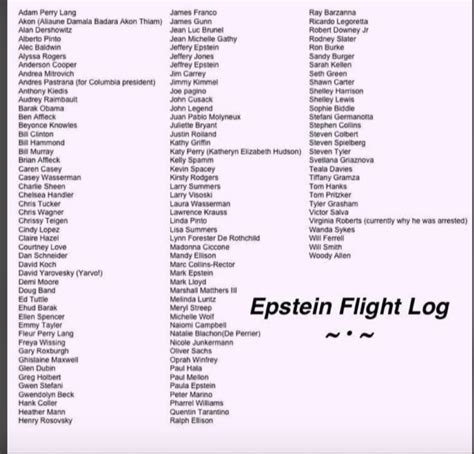 Fact Check: 'Leaked' Jeffrey Epstein Flight Log Is Fake - 40 ...