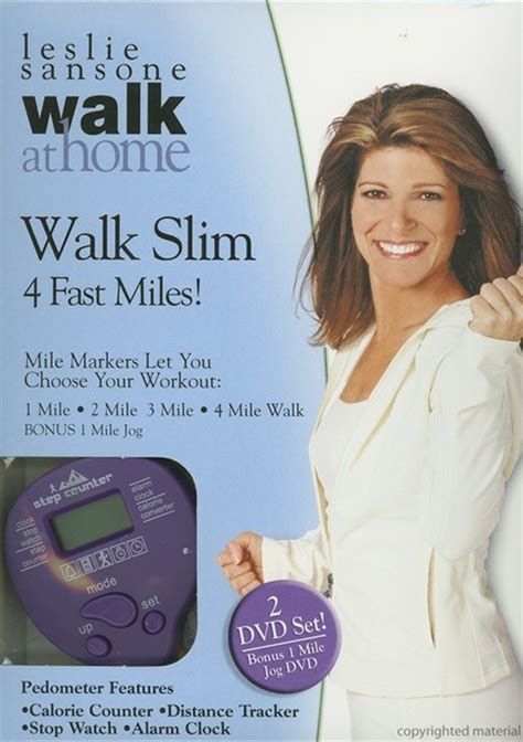 Leslie Sansone: Walk At Home - Walk Slim 4 Fast Miles (With Pedometer Kit) (DVD) | DVD Empire