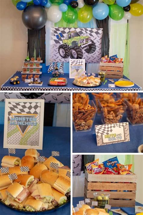 Monster Truck "Monster Jam" Birthday Party - Elva M Design Studio