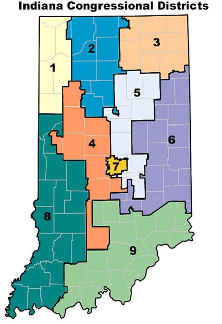 Indiana State House District Map