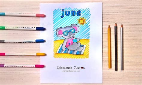 30 Dibujos de Los Meses del Año en inglés para Colorear ¡Gratis! | Coloreando Juntos