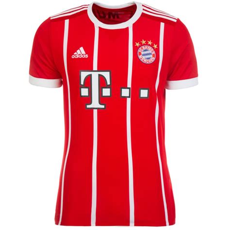 adidas FC Bayern München Home Jersey Trikot Kinder rot weiß 17/18 | Sporthaus Marquardt