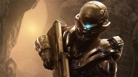 Wallpaper : Video game, senjata, baja, Spartans, halo 5, mesin, Spartan Locke, kegelapan ...