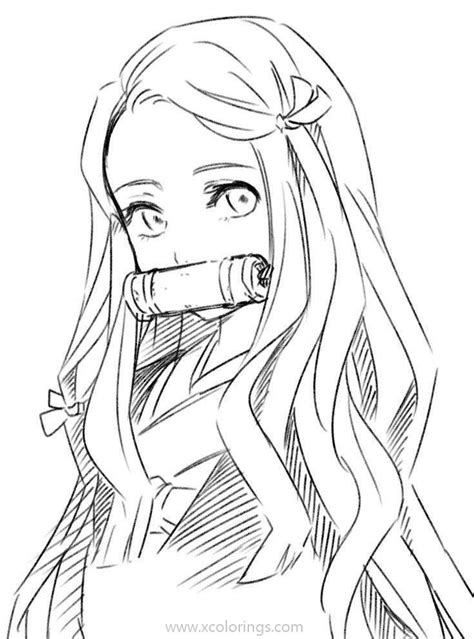 Nezuko Coloring Page - JadenteKhan