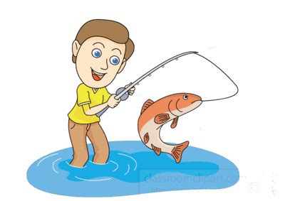 Catching fish clipart - Clipground