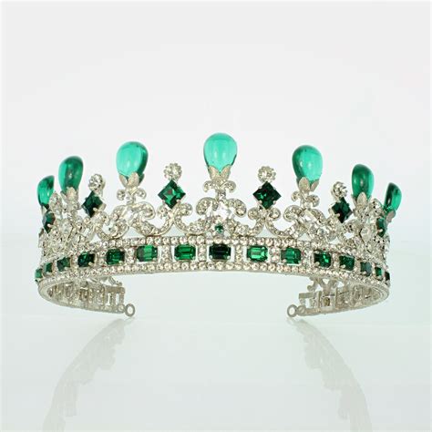 Queen Victoria's Emerald & Diamond Tiara Replica - Replica Crown Jewels