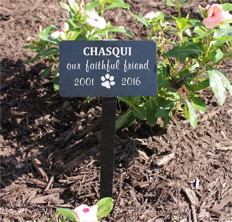 "Custom Engraved Pet Memorial Plaque. These plaques are Black Metal ...