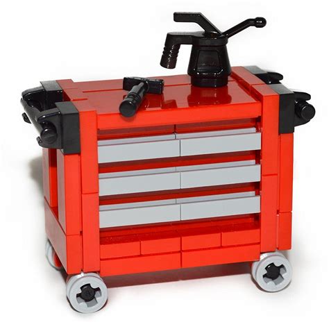 LEGO: Custom Garage Set Collection - with Workbench, Tool Chest and Air Compressor | Lego ...