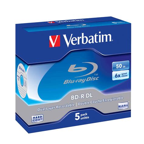 Verbatim 43748 blank Blu-Ray disc BD-R 50 GB 5 pc(s)