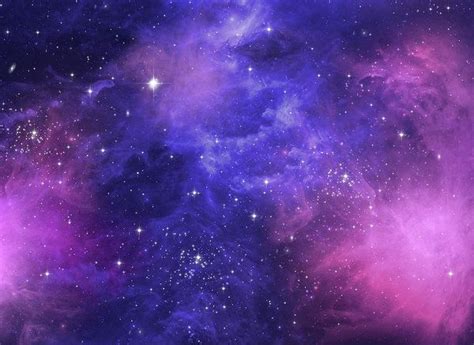 gALAXY OF pURPLE AND bLUE Art Print by Elaine Plesser | Blue art prints ...