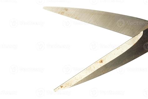 Scissors closeup open isolated on white background 12527189 Stock Photo at Vecteezy